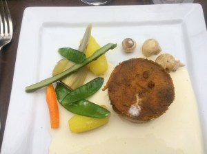 905 arraia peixe ao forno ,batatas,champignons - 1